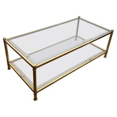 Brass Coffee Table by Roche Bobois. Circa 1970