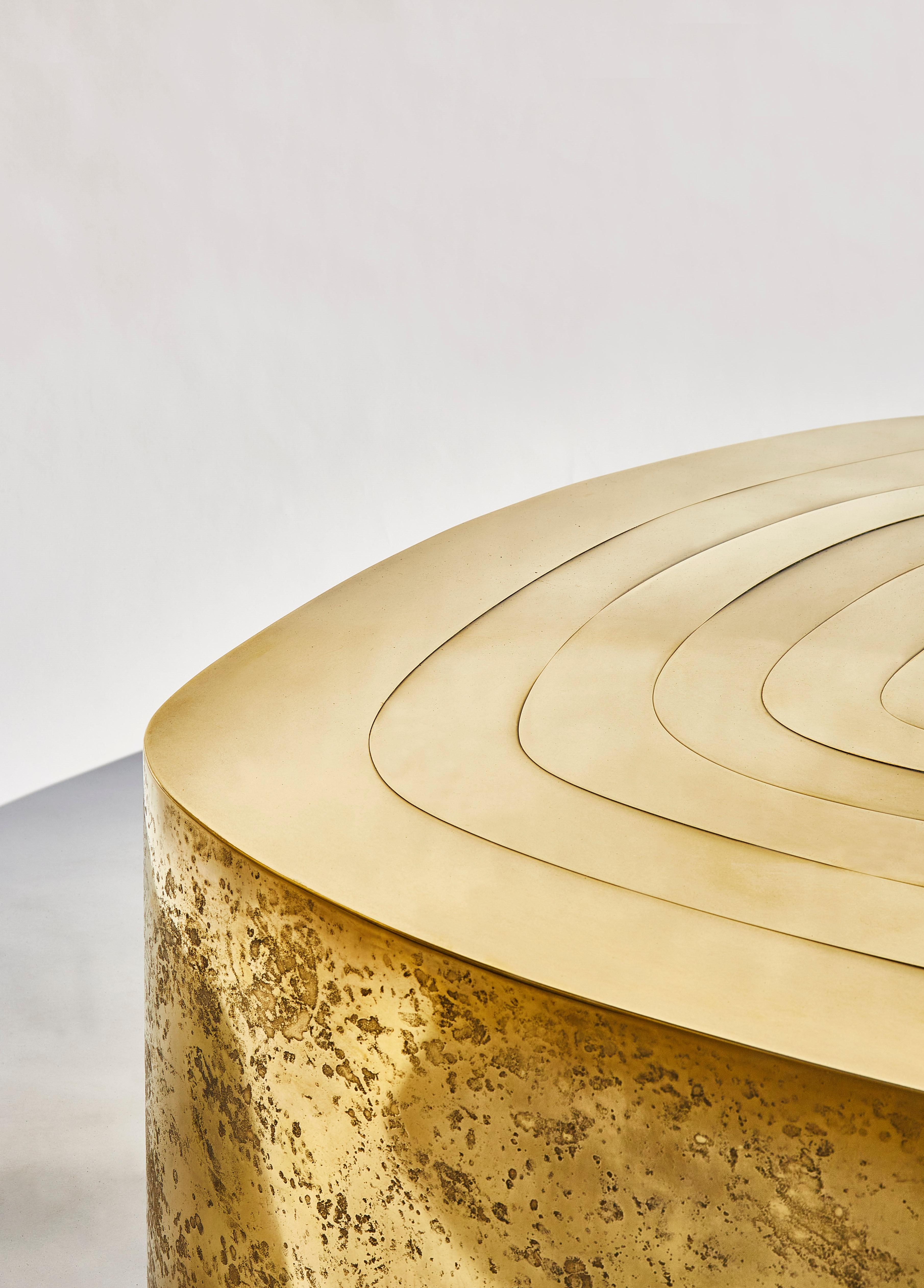 Brass Coffee Table by Studio Glustin In Excellent Condition In Saint-Ouen (PARIS), FR