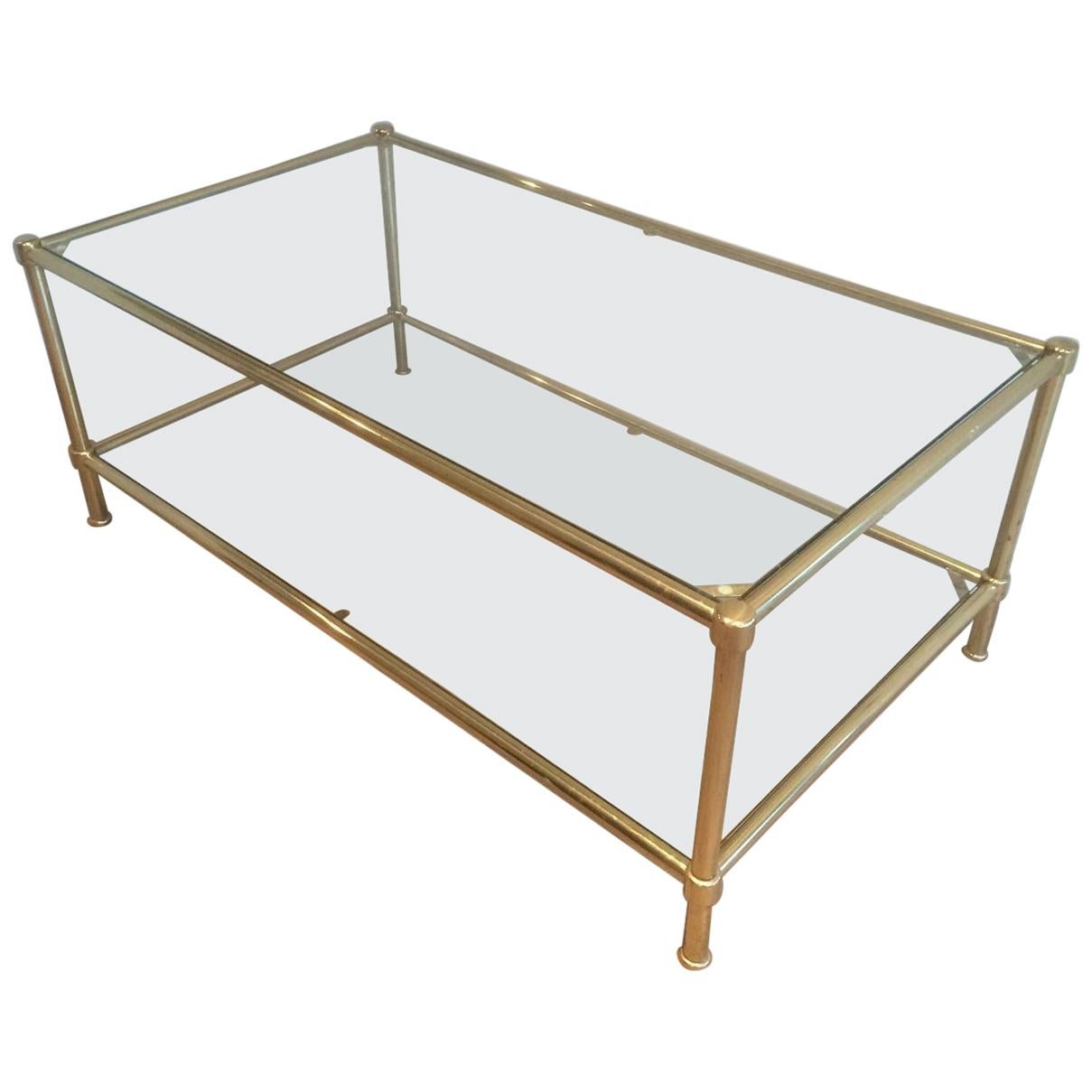 Brass Coffee Table, circa 1960