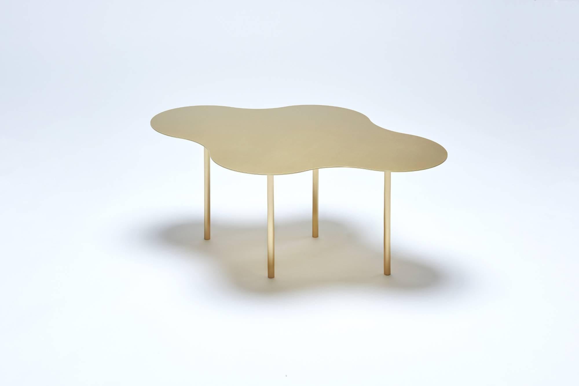 Other Brass Coffee Table Ensemble of 3 by Sebastian Scherer For Sale