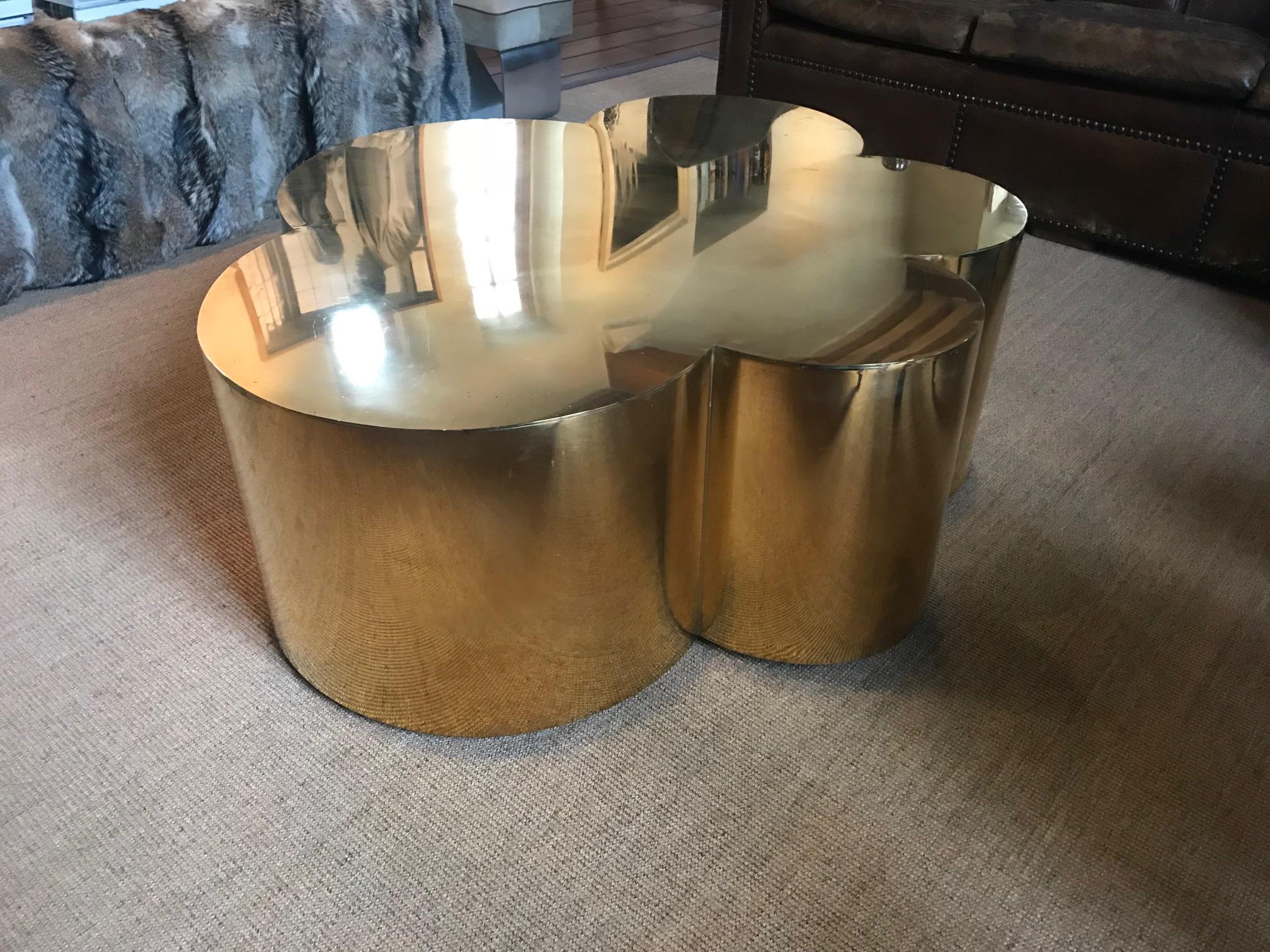 Brass Coffee Table Model 