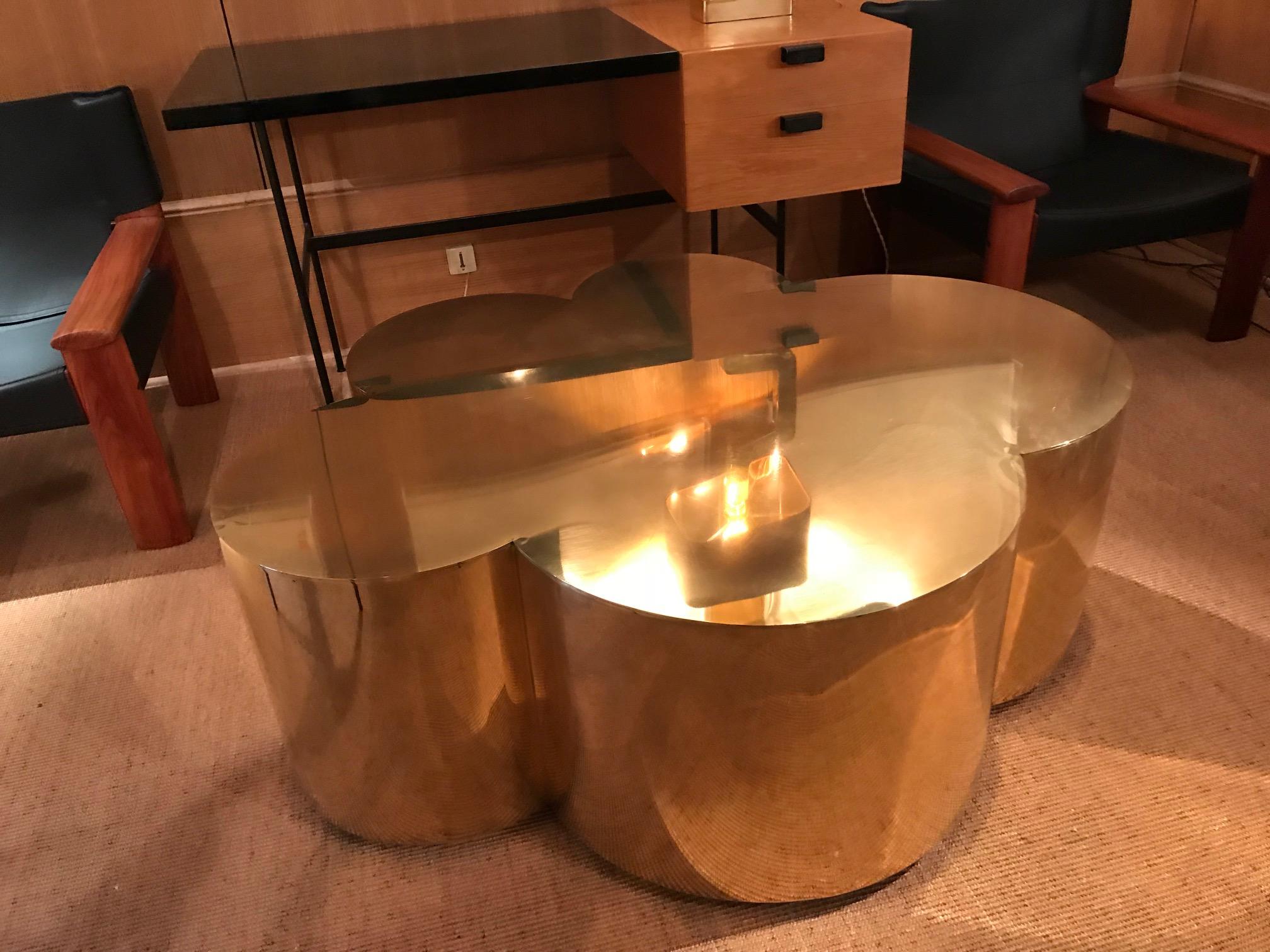 Brass Coffee Table Model 