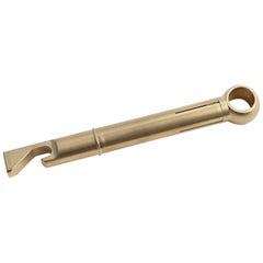 Contemporary Brass Collet Corkscrew by Fort Standard, in Stock