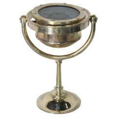 Antique Brass Compass on Stand by Cassens and Plath, English