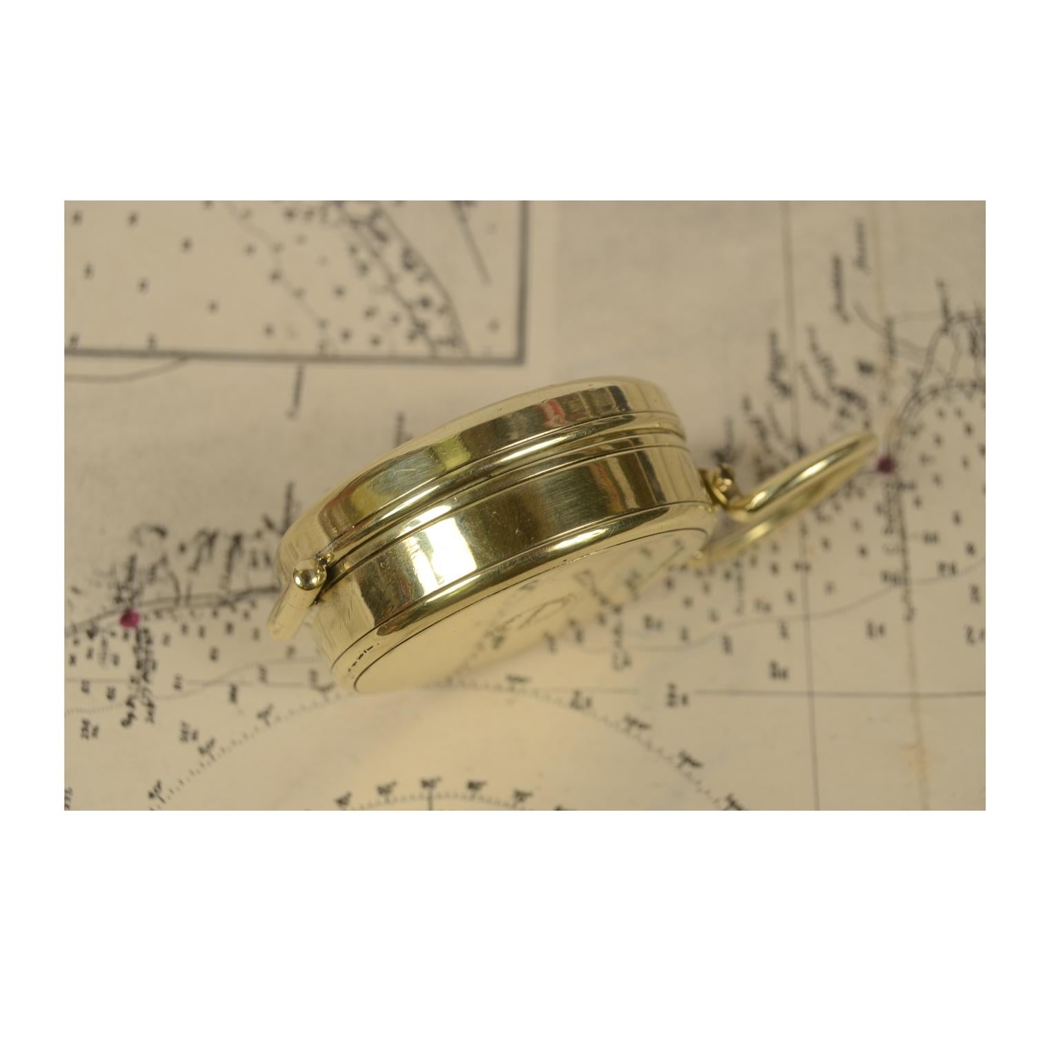 Brass Compass the Magnapole, Early 1900s 6