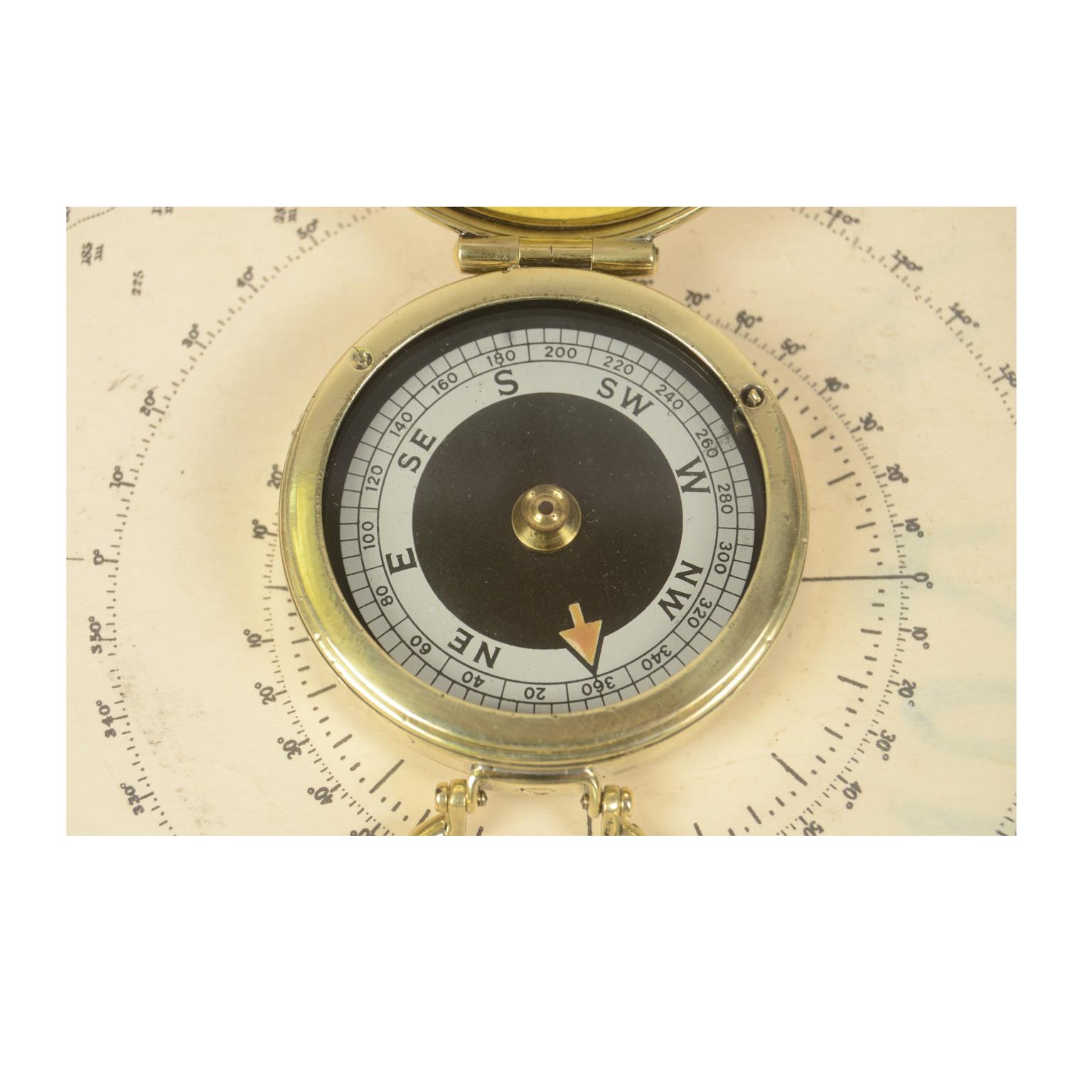 British Brass Compass the Magnapole, Early 1900s