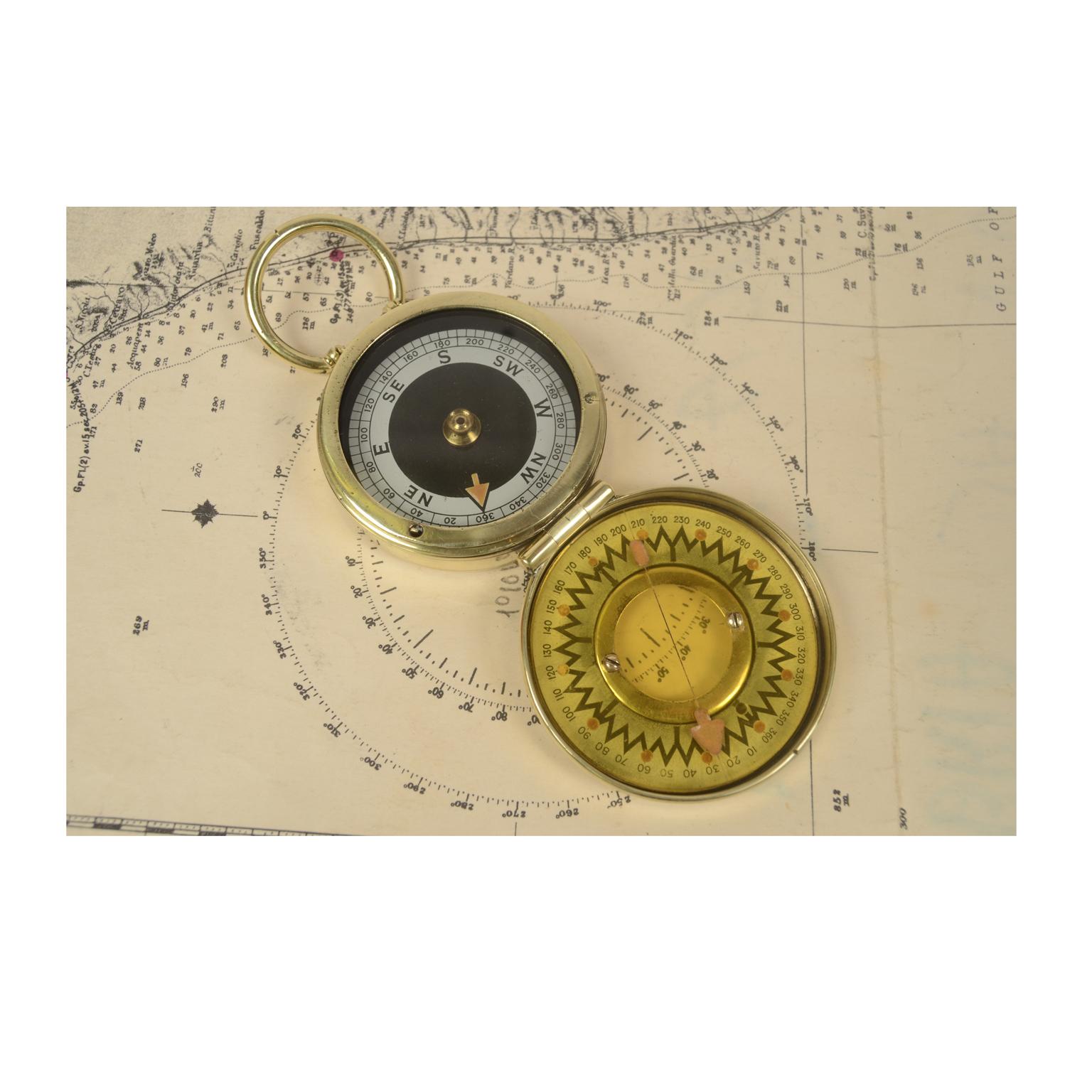 20th Century Brass Compass the Magnapole, Early 1900s