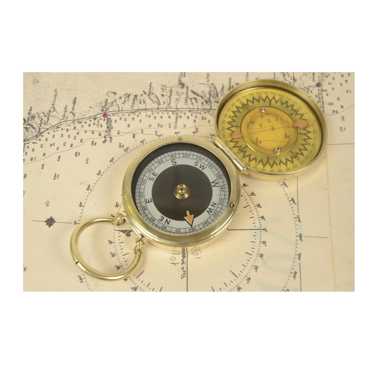 Brass Compass the Magnapole, Early 1900s 1