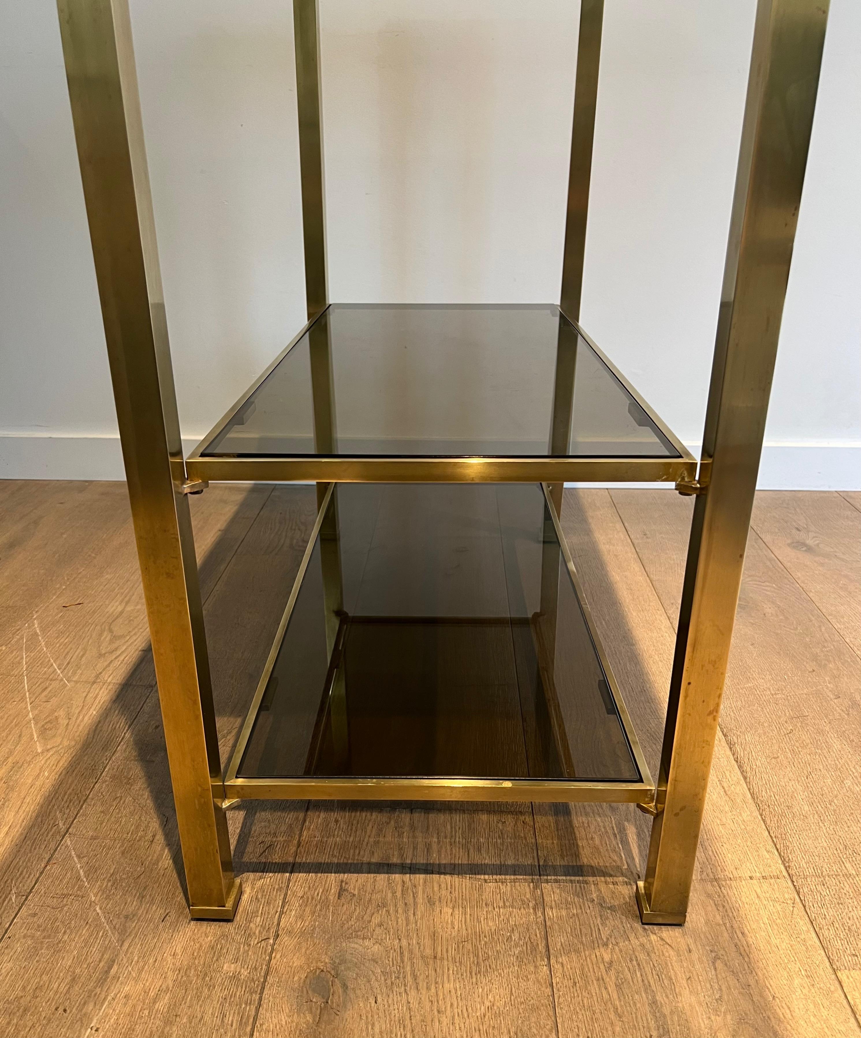 Brass Console Table by Guy Lefèvre for Maison Jansen. Circa 1970 4