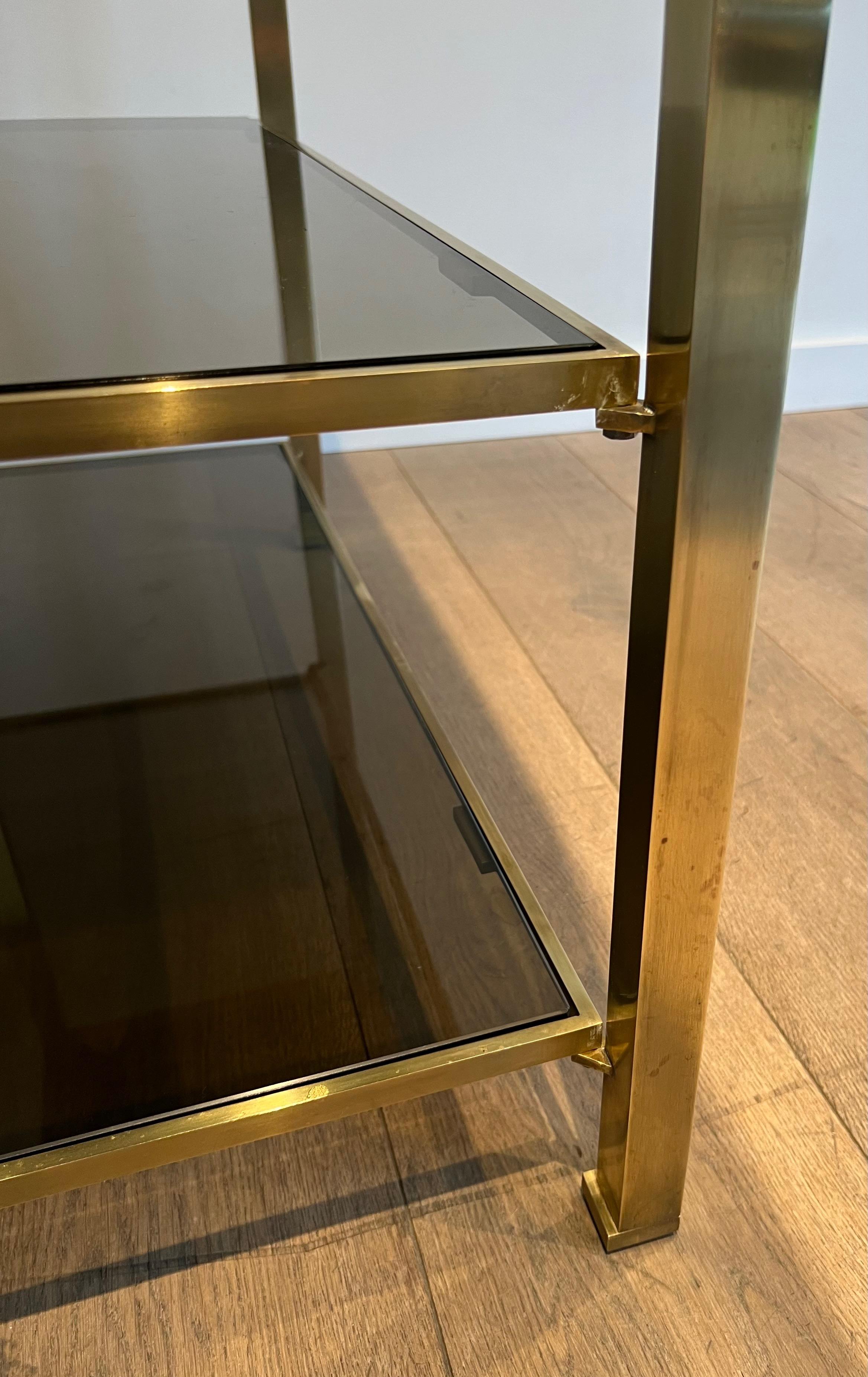 Brass Console Table by Guy Lefèvre for Maison Jansen. Circa 1970 11