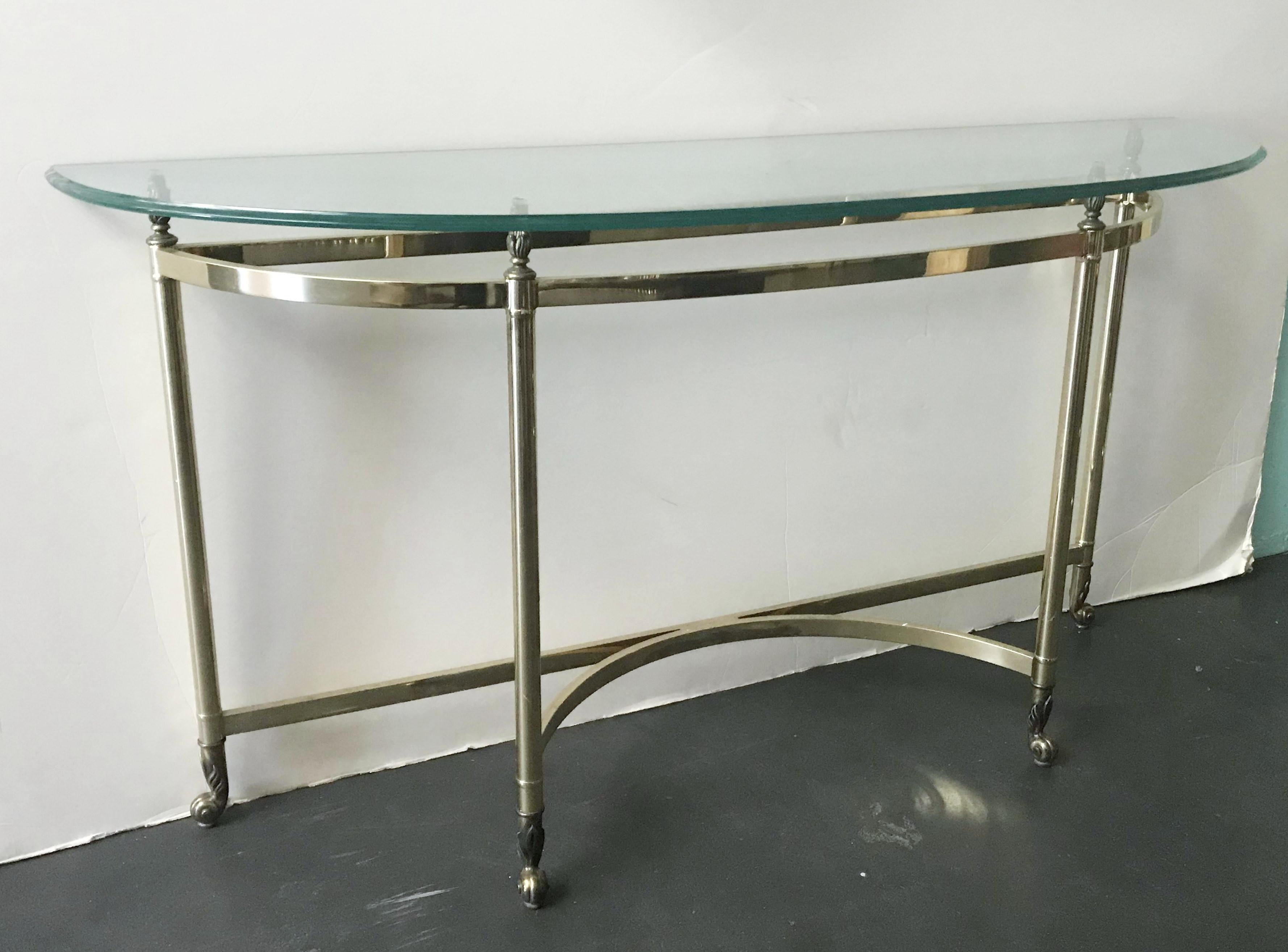 Mesa consola de latón REBAJA FINAL Estadounidense