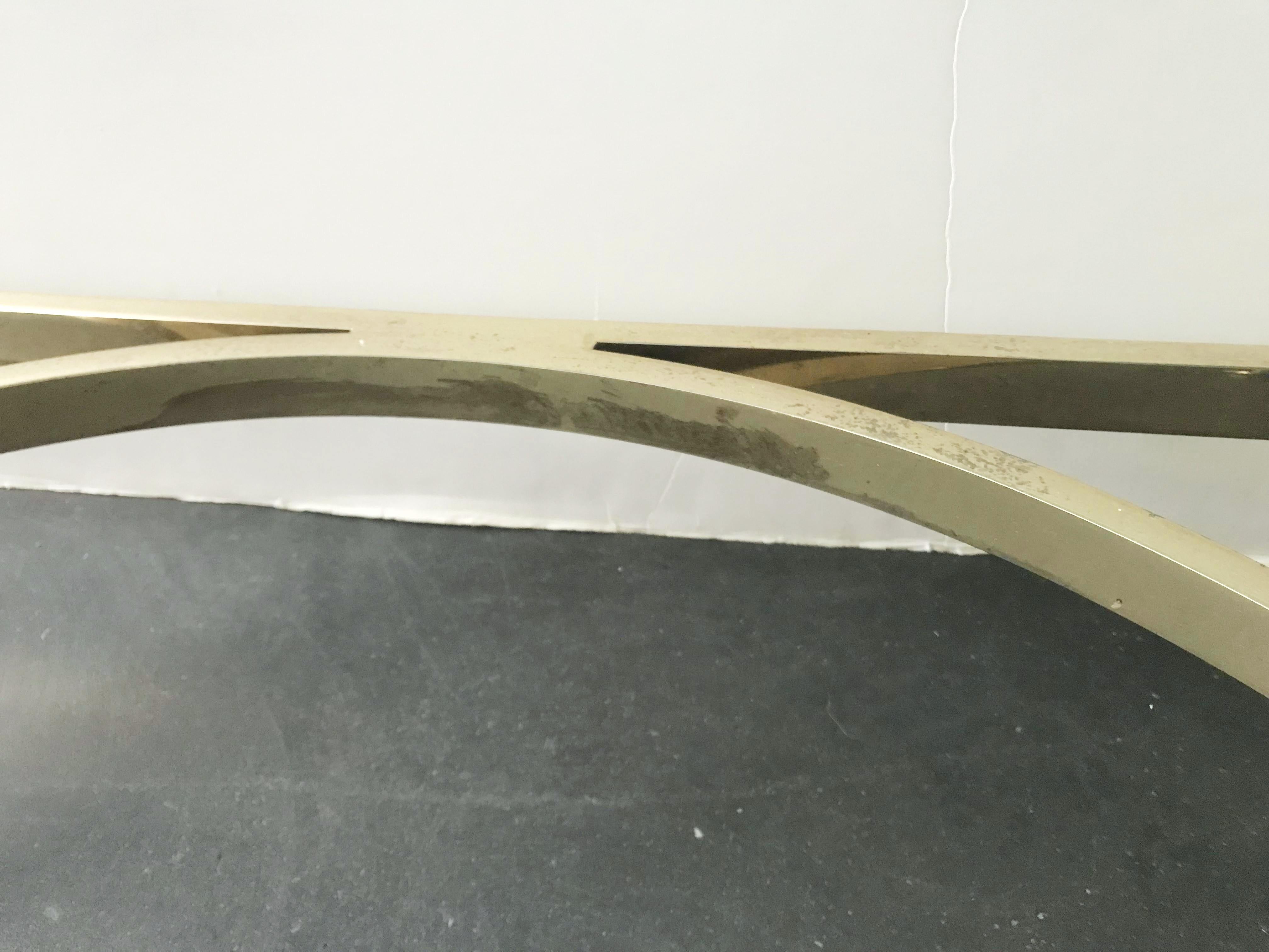 Mesa consola de latón REBAJA FINAL siglo XX