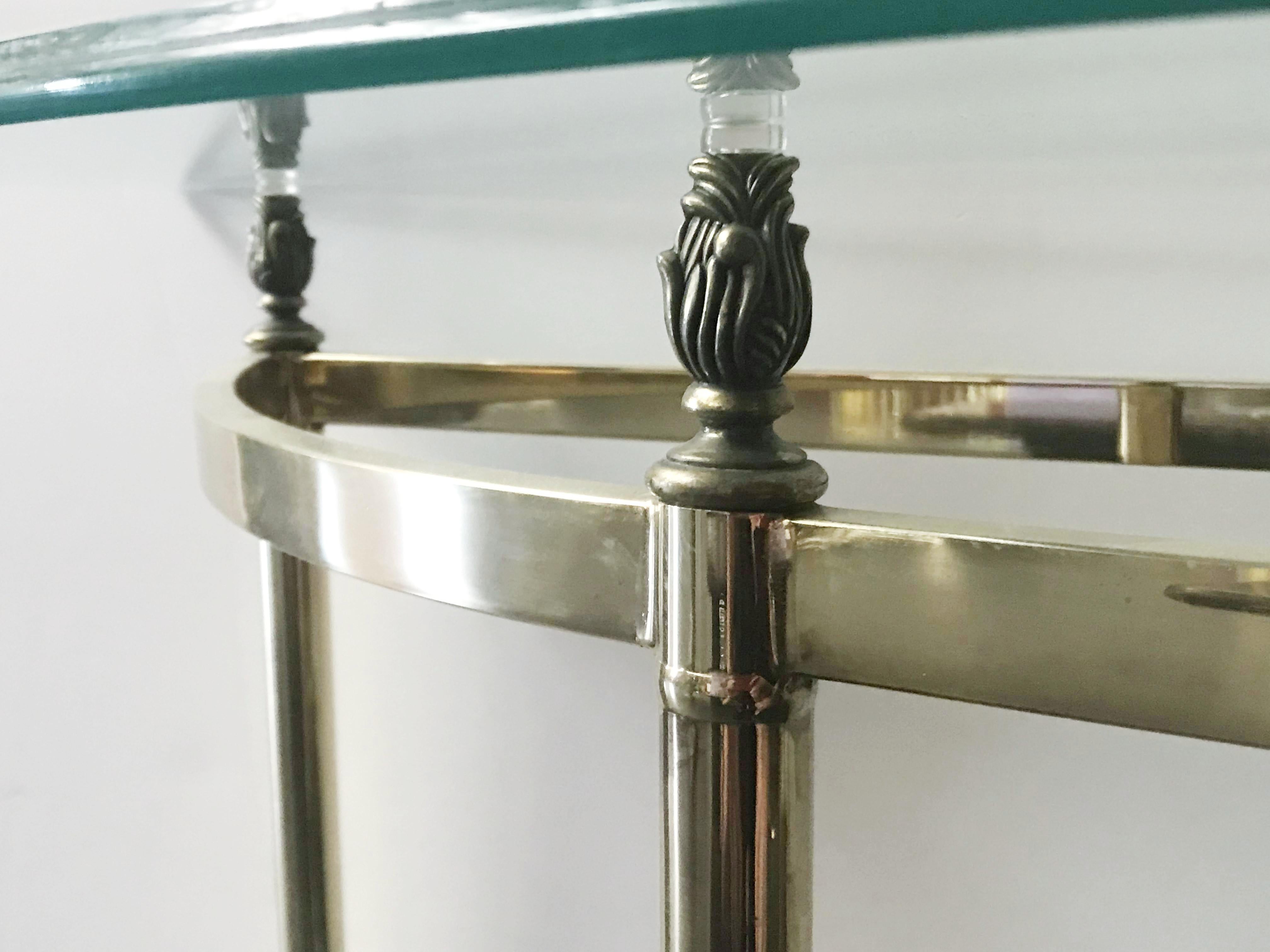 Brass Console Table FINAL CLEARANCE SALE  In Good Condition In Los Angeles, CA