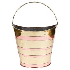 Antique Brass & copper Dutch Oyster bucket