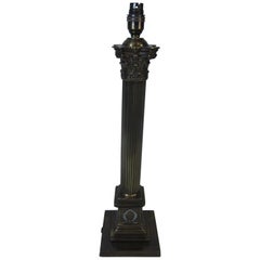 Brass Corinthian Lamp Base