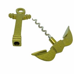 Brass Corkscrew Anchor Vienna, Austria, 1950s, Midcentury