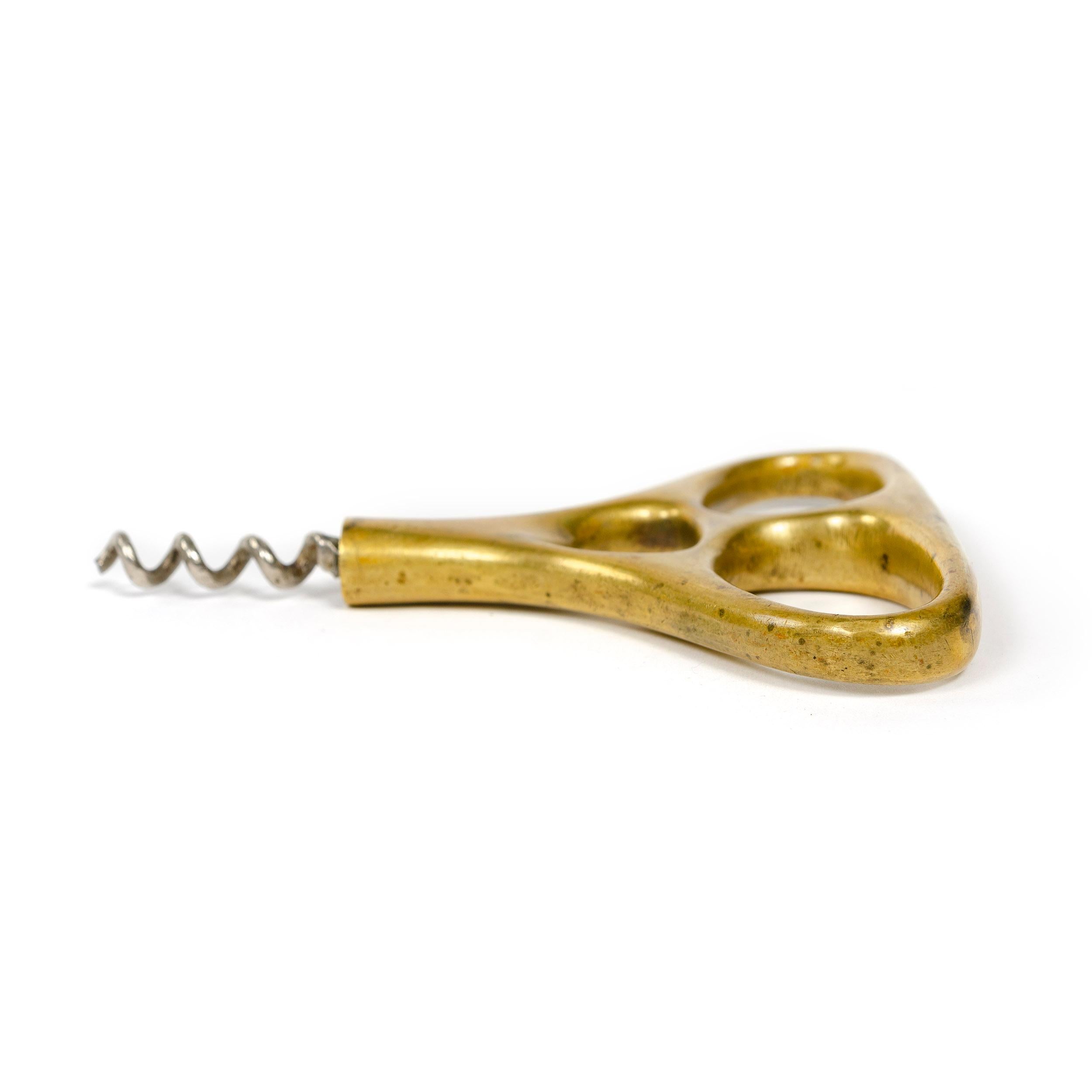 Brass Corkscrew by Carl Auböck In Good Condition In Sagaponack, NY