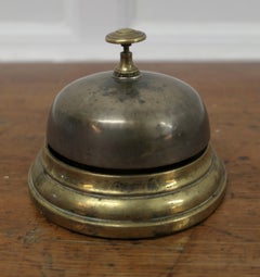 Brass Counter Top Courtesy Bell, Reception Desk Bell  Made in Solid Brass