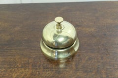Brass Courtesy Counter Top Bell, Reception Desk Bell