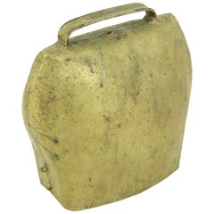 Antique Brass Cowbell, circa 1900