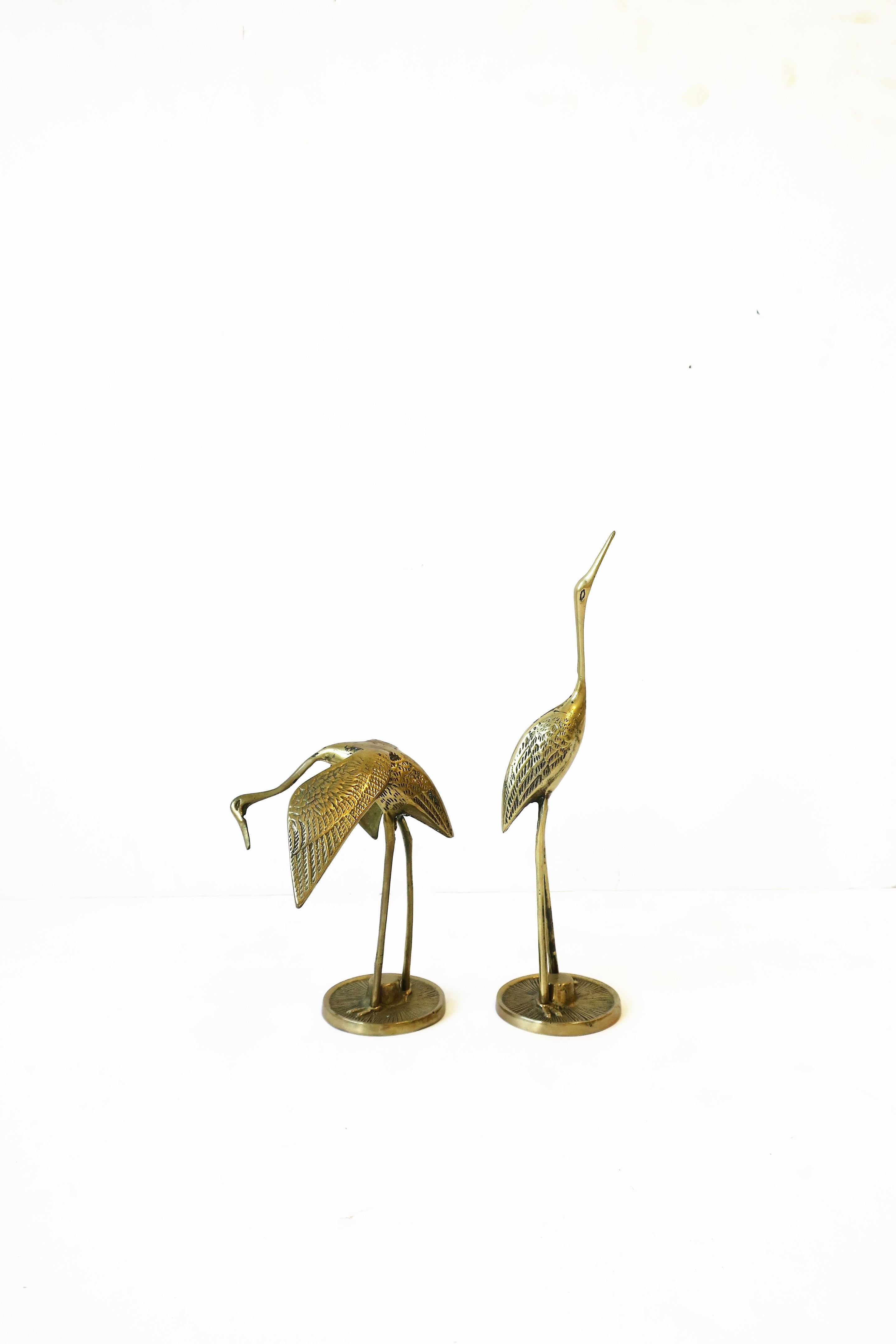 brass cranes