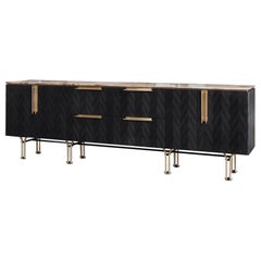 Brass Credenza by Magdalena Tekieli