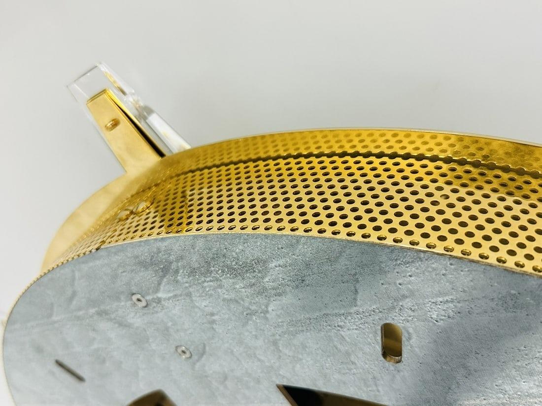 Lampada da soffitto/parete in ottone e cristallo Made in Italy in vendita 9