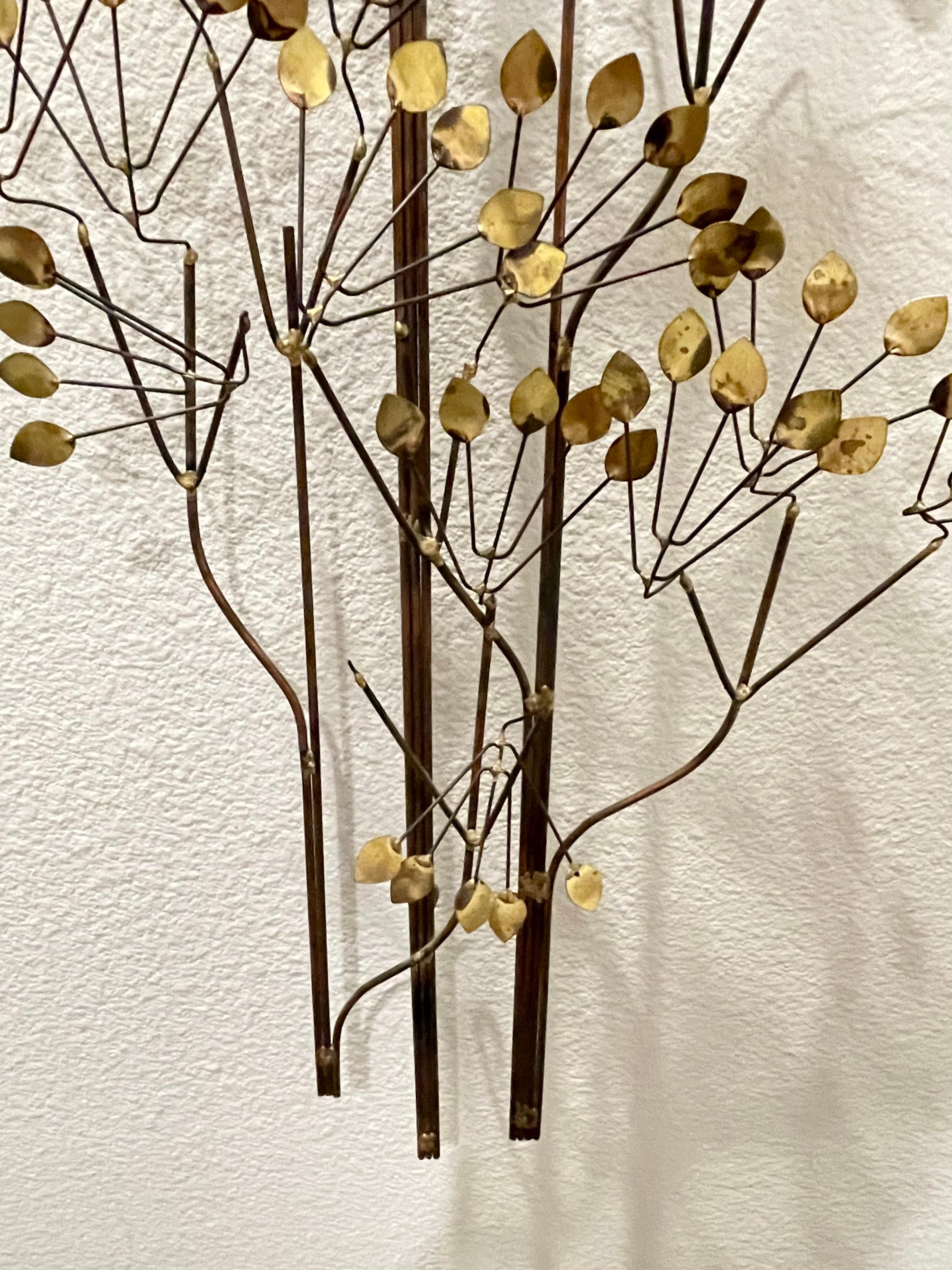 Brass Curtis Jere Tree Sculpture  For Sale 8
