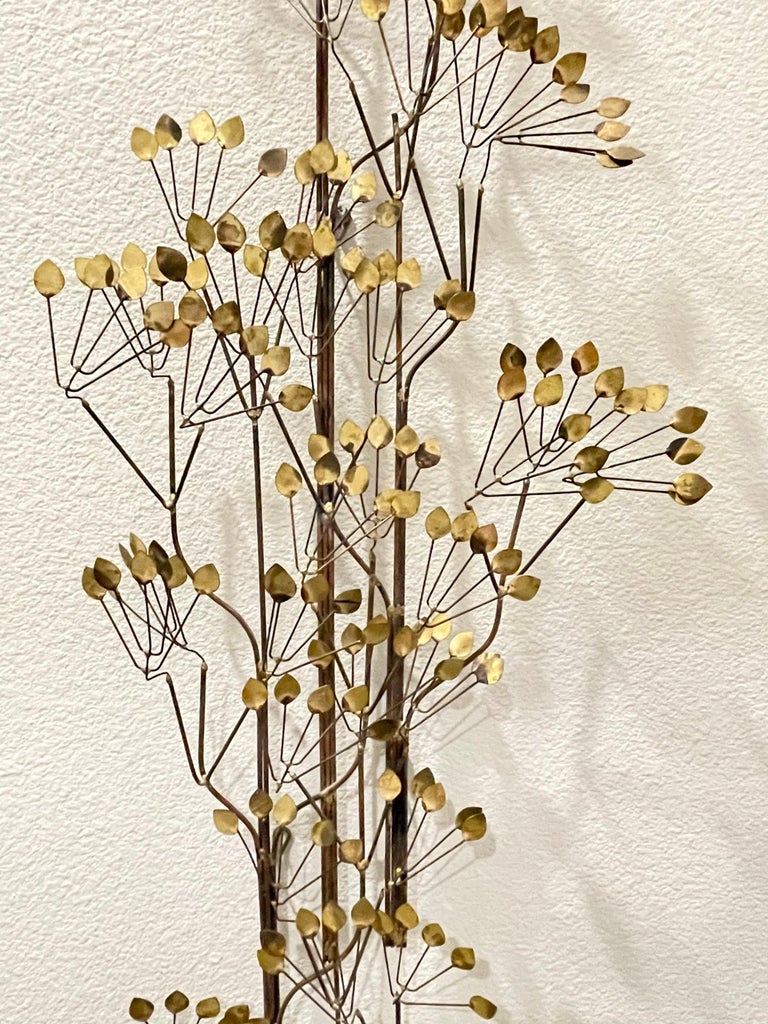 Brass Curtis Jere Tree Sculpture For Sale at 1stDibs | brass