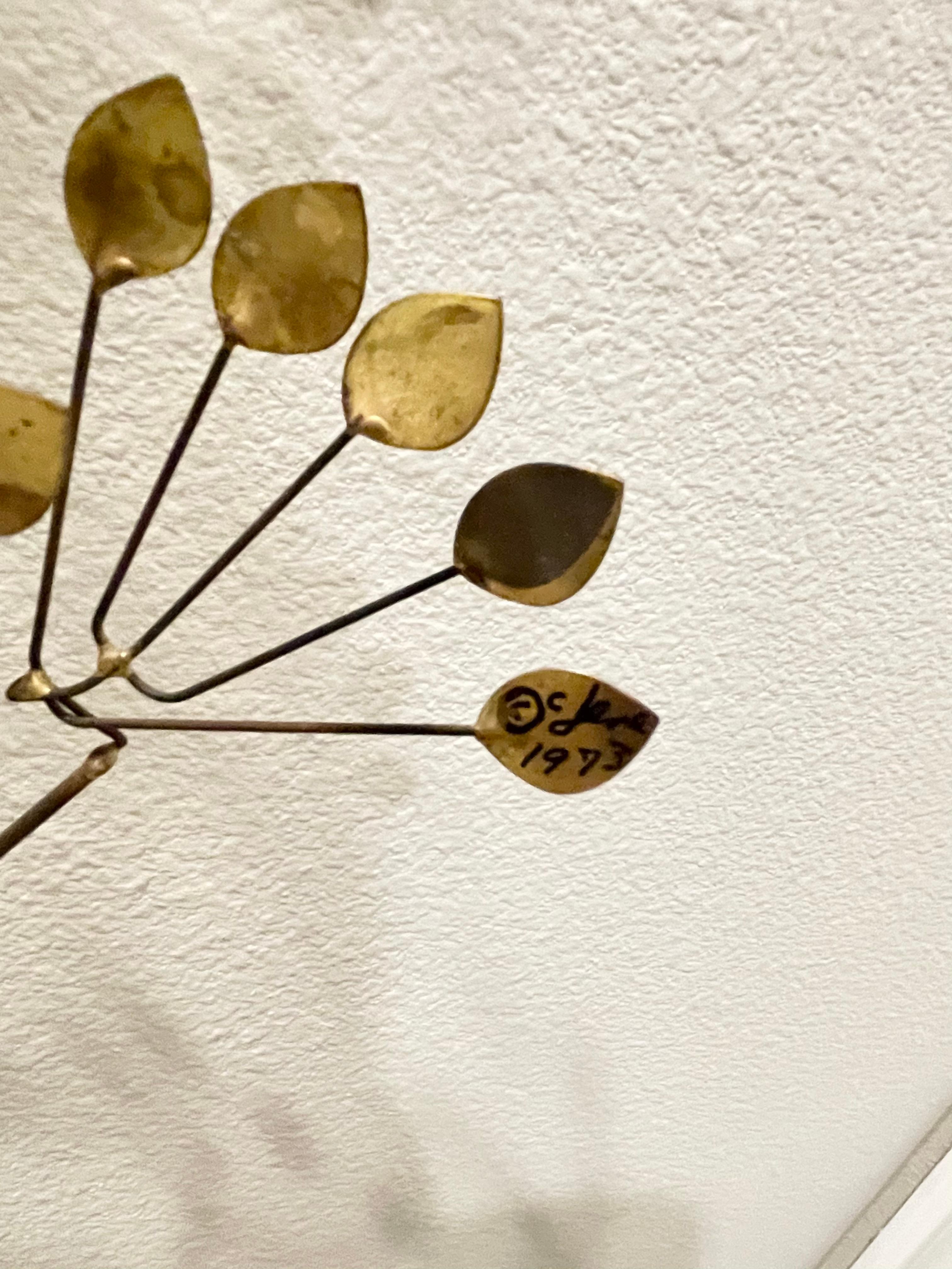 Brass Curtis Jere Tree Sculpture For Sale 1