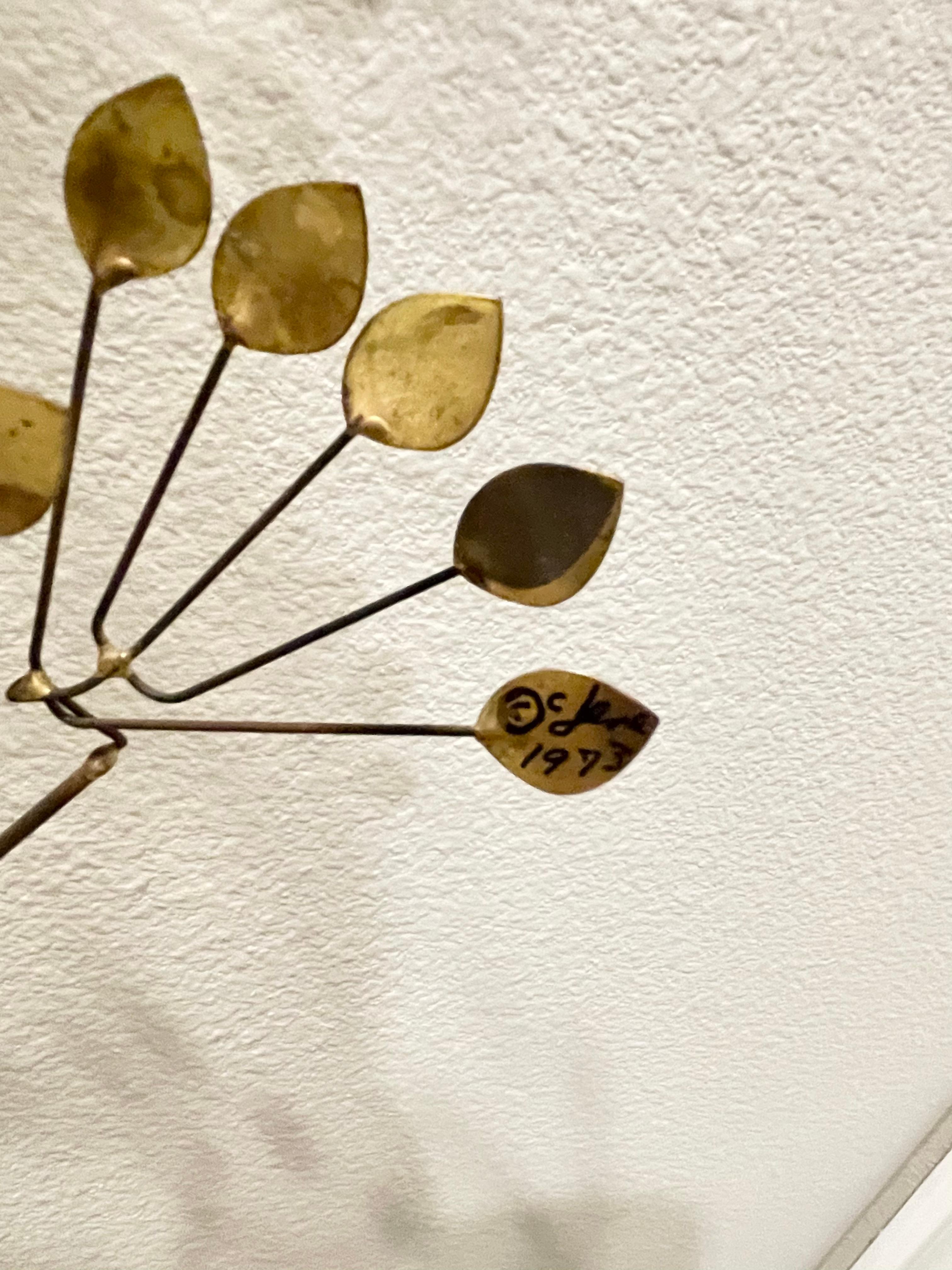 Brass Curtis Jere Tree Sculpture  For Sale 2