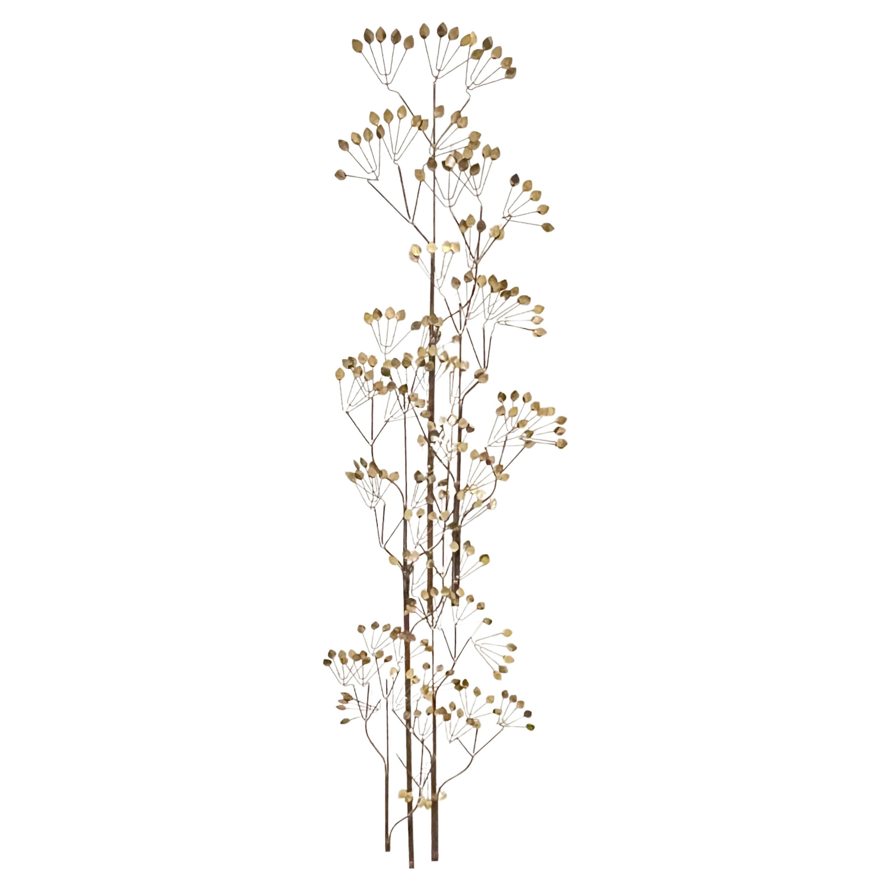 Brass Curtis Jere Tree Sculpture