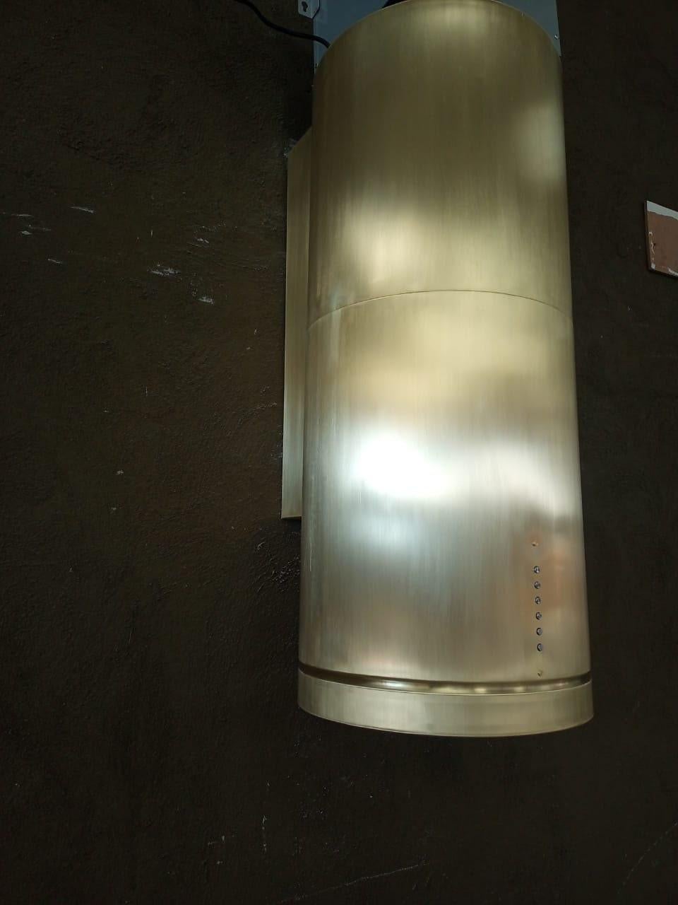 Brass Cylinder Range Hood - OLIVIA 2.0 - Custom For Sale 2