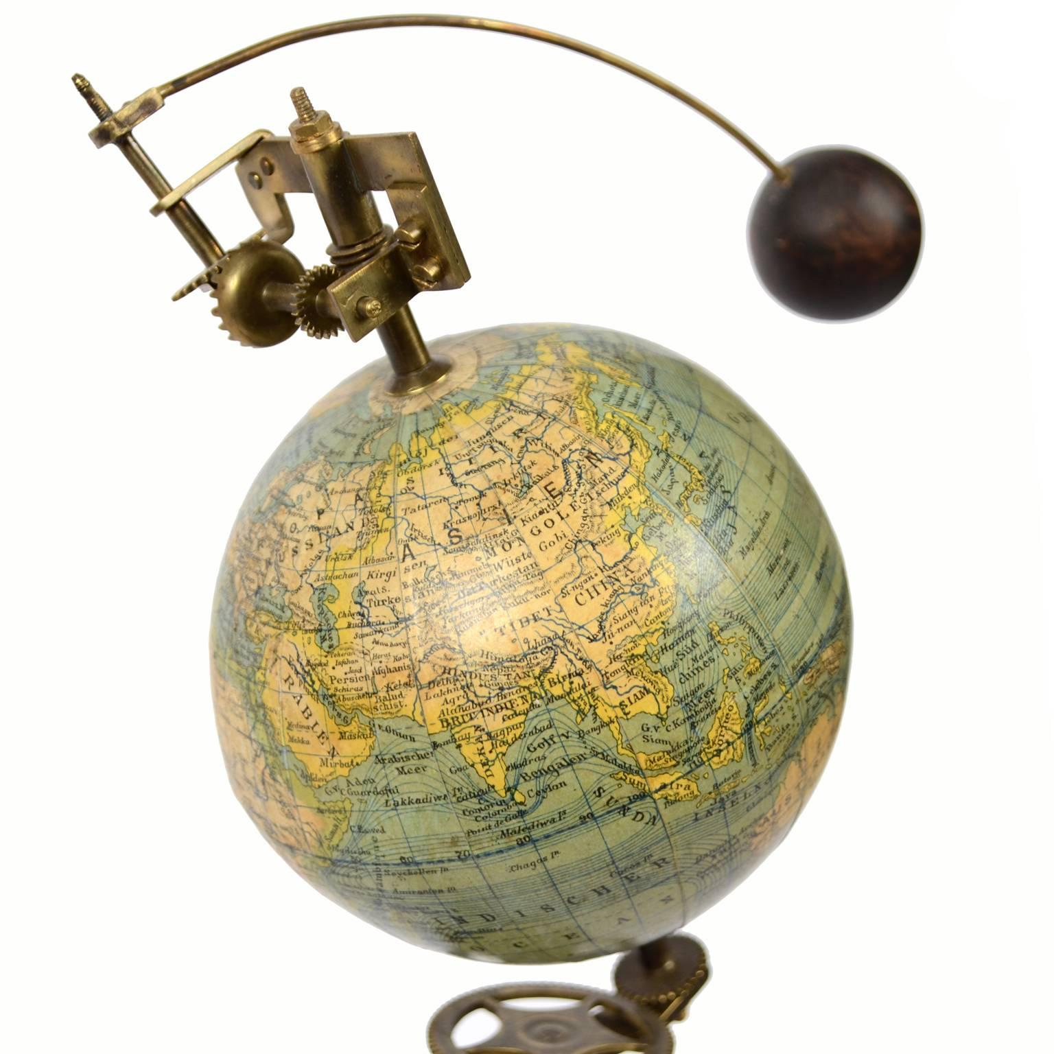 Antique Brass Czech Orrery Astronomical Instruments Made by Jan Felkl in 1870 For Sale 2