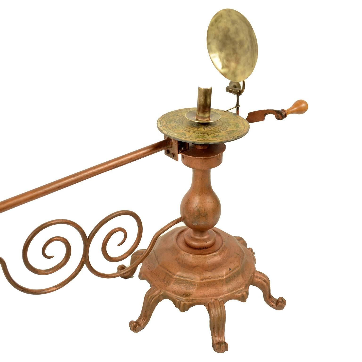 Instruments astronomiques tchèques anciens en laiton de l'orfèvrerie, fabriqués par Jan Felkl en 1870 Bon état - En vente à Milan, IT