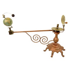 Antique Brass Czech Orrery Astronomical Instruments Made by Jan Felkl in 1870