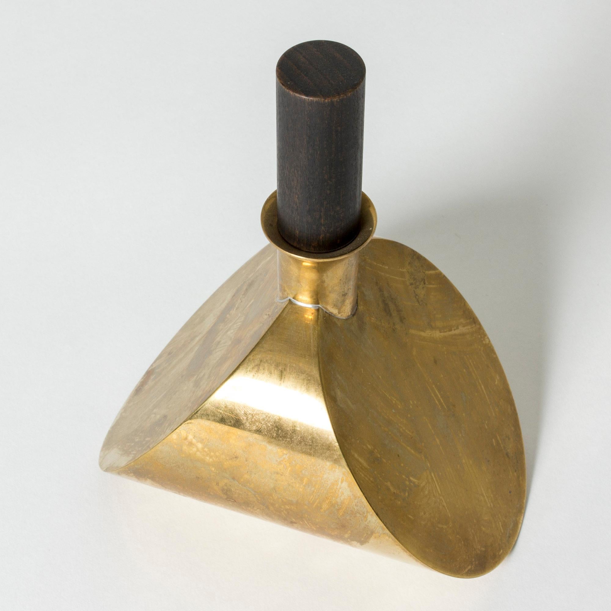 Scandinavian Modern Brass Decanter by Pierre Forssell for Skultuna, Sweden