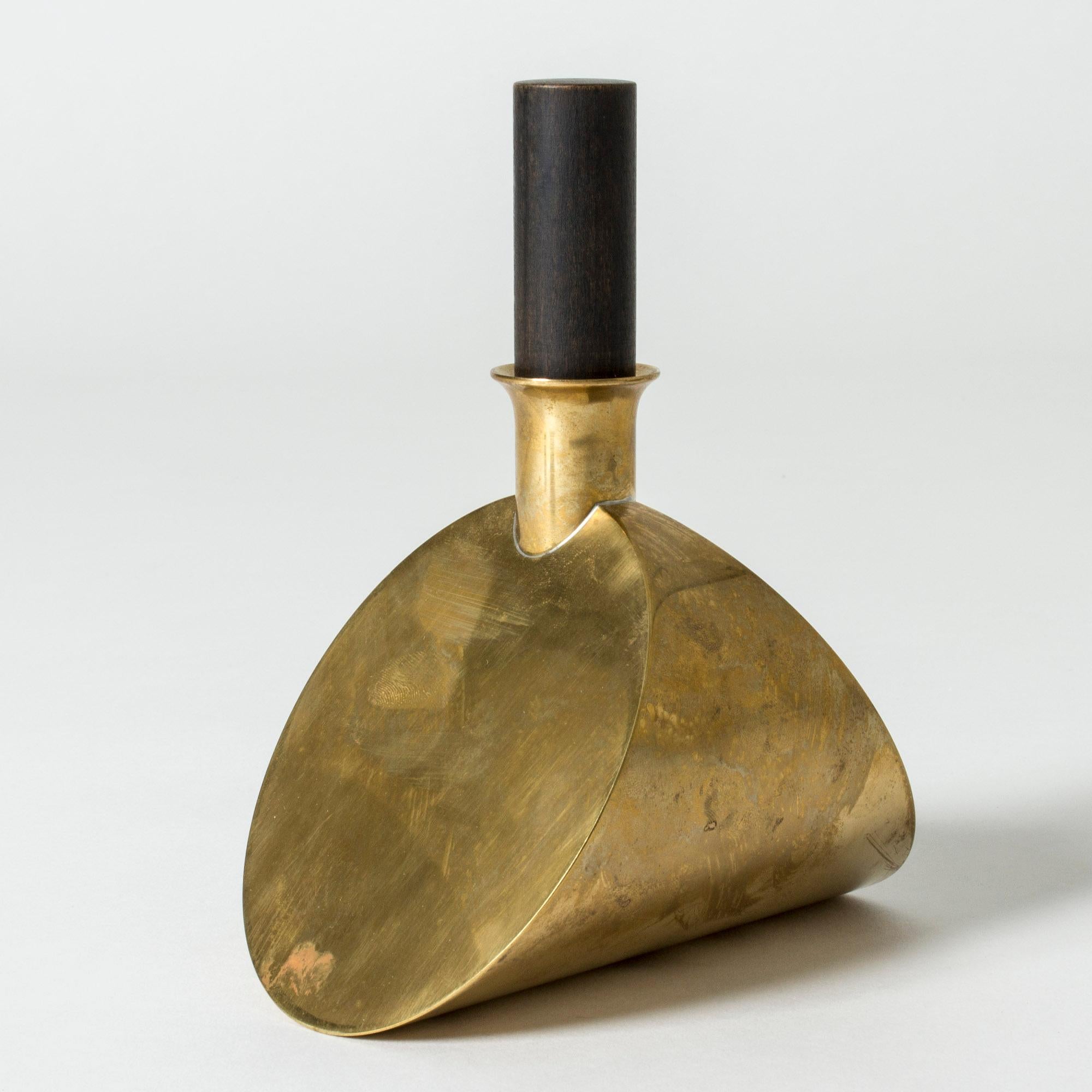 Late 20th Century Brass Decanter by Pierre Forssell for Skultuna, Sweden