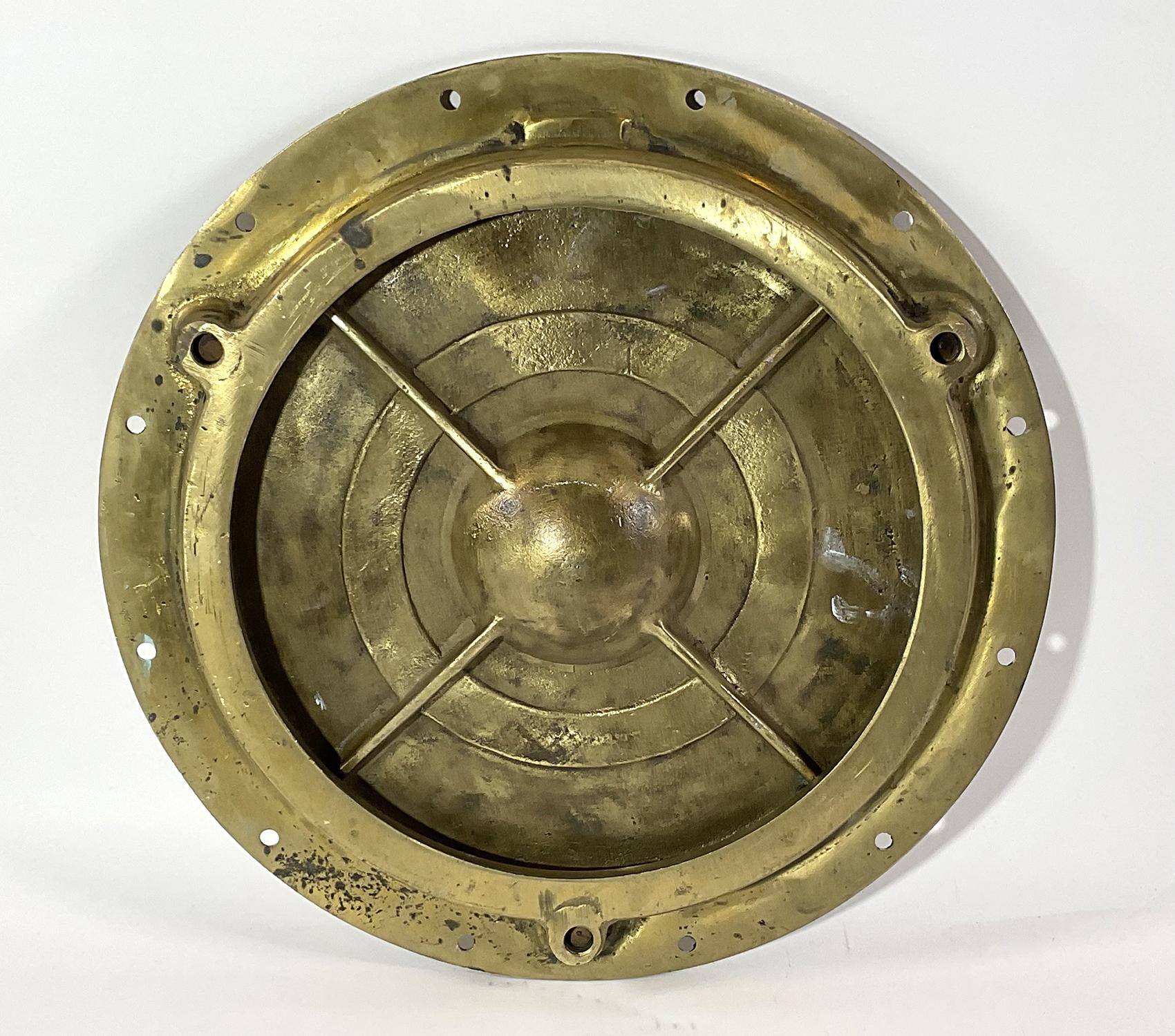 Brass Deck Passage Plate by Elliott Bronze For Sale 1