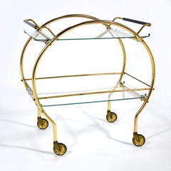 Barwagen im Deko-Stil aus Messing