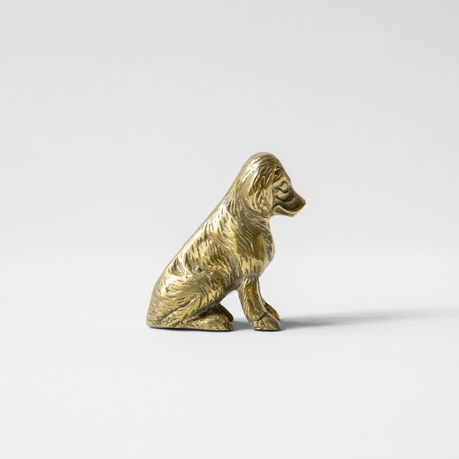 Contemporary Brass Decorative Object / Dog Mimi