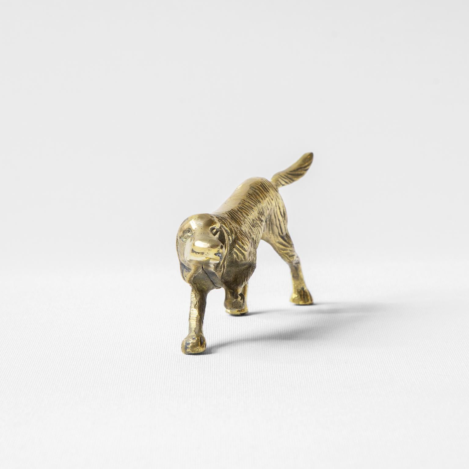 Brass Decorative Object Walking Dog Lili In New Condition In İSTANBUL, TR