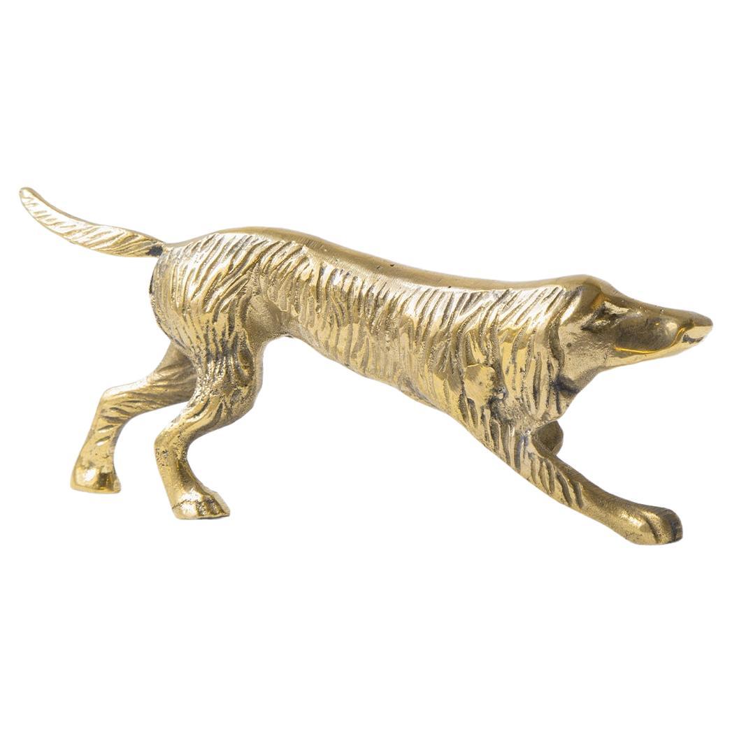 Brass Decorative Object Walking Dog Lili