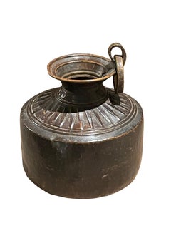 Brass Decorative Water Pot, India, 19th Century