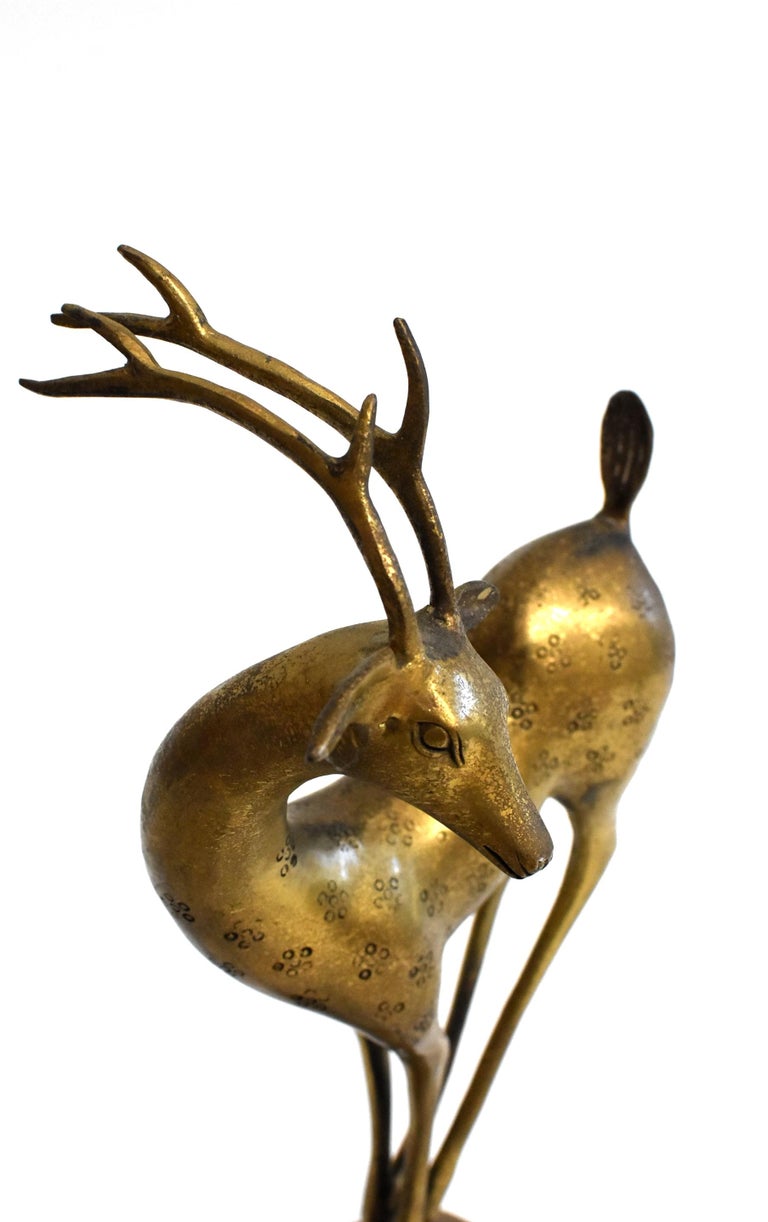 Brass Deer at 1stDibs