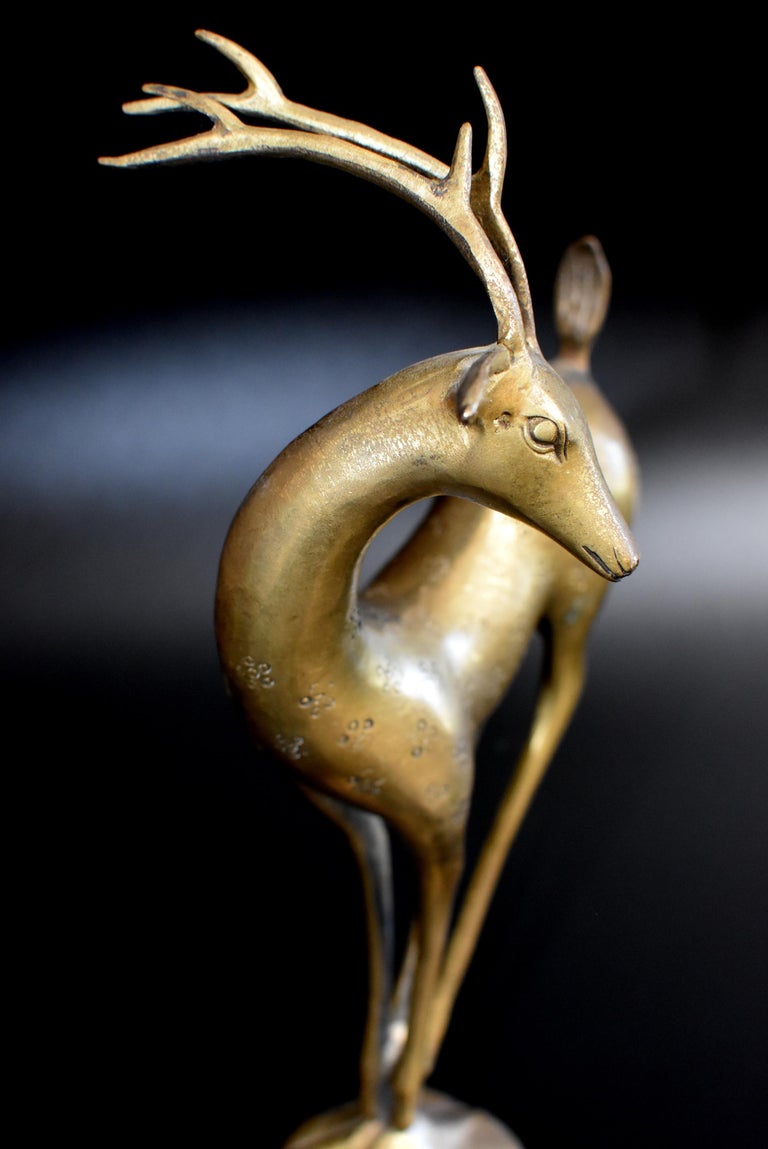 Brass Deer at 1stDibs