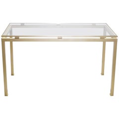 Brass Desk by Guy Lefevre for Maison Jansen, 1970s