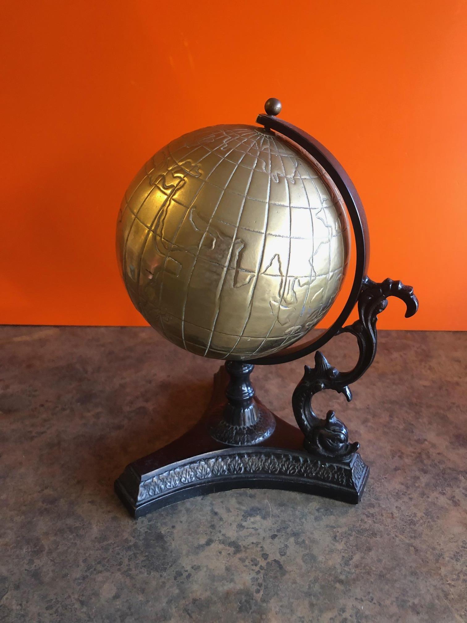 Indian Brass Desk Globe