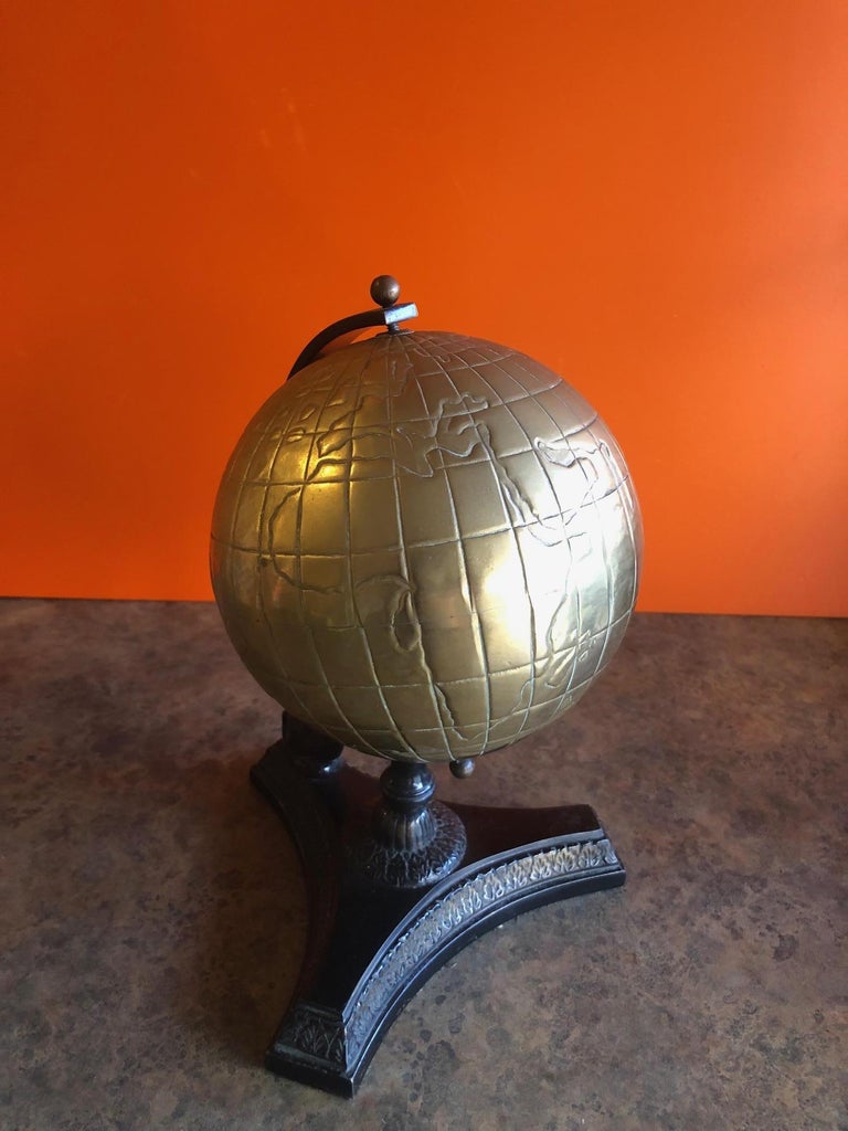 Brass Desk Globe at 1stDibs
