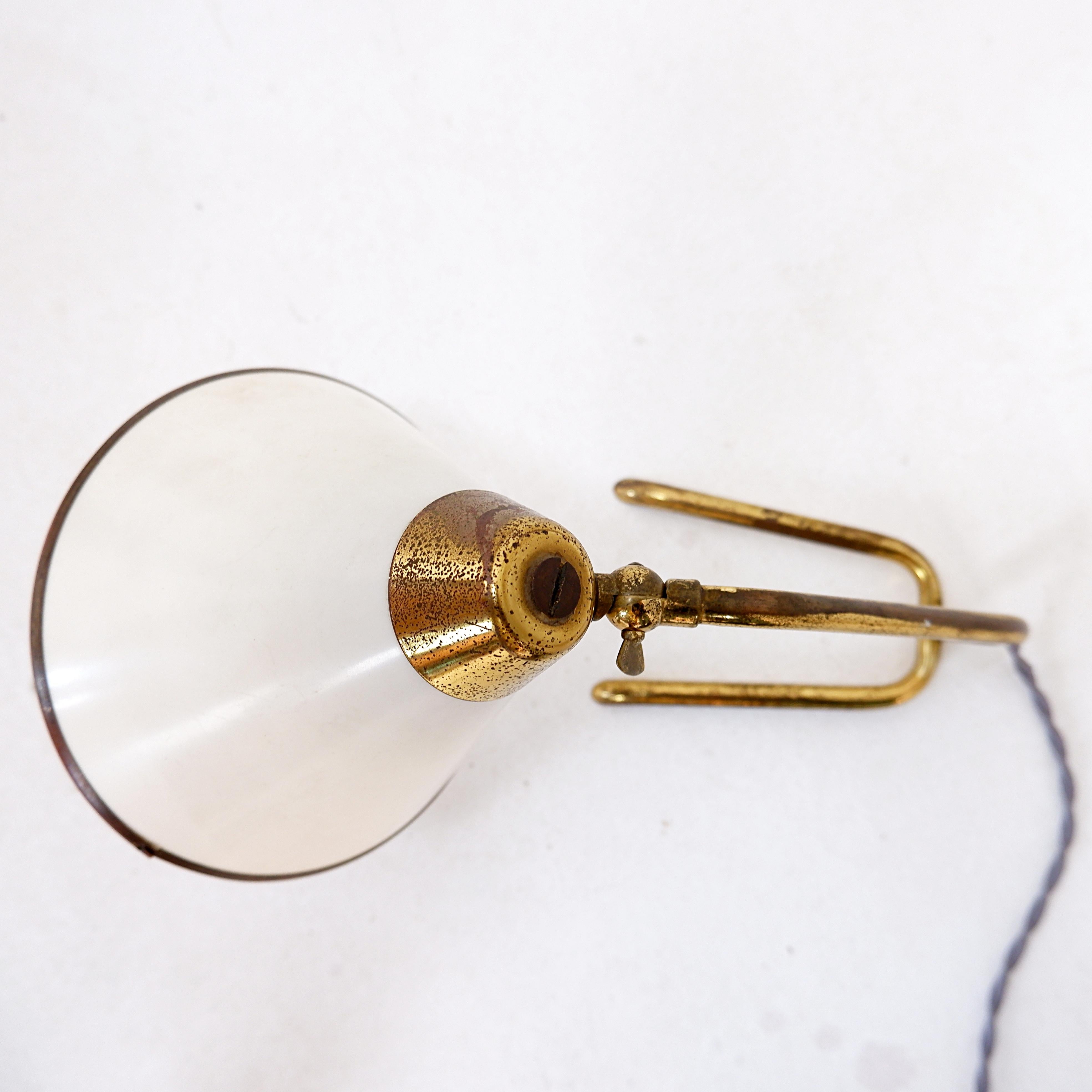 Schreibtischlampe aus Messing - 1950er Jahre (20. Jahrhundert) im Angebot